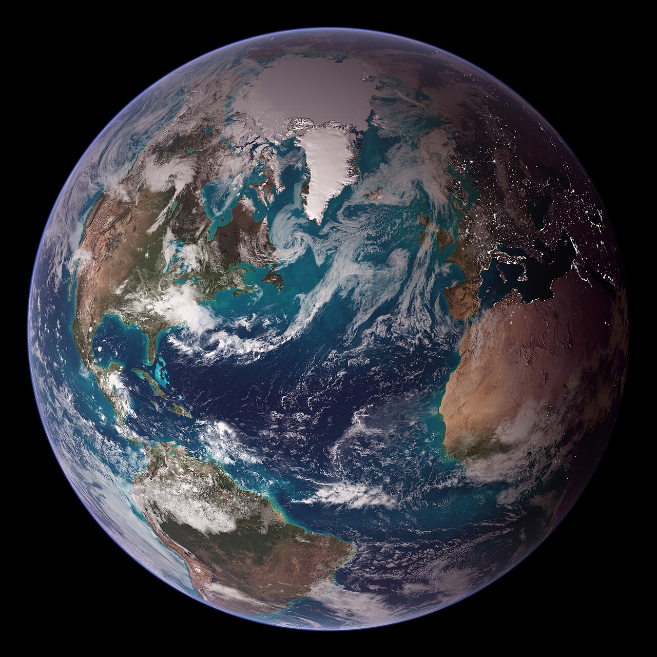 La Tierra vista desde el espacio